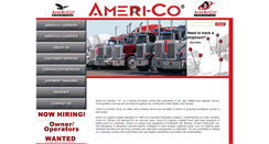 Desktop Screenshot of americo-carriers.com